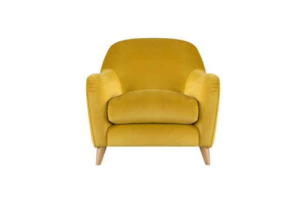 Lucy Chair  90cm //Grade C - Velvet