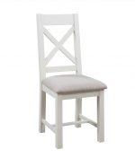 Abbey Painted Ivory Cross Back Dining Chair