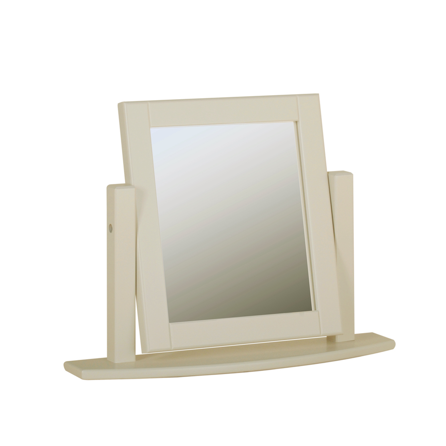 Emily Single D/T Mirror Painted Ivory