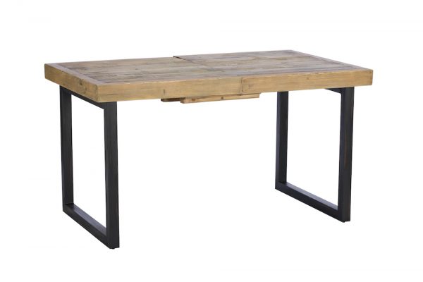 Reclaimed Industial Dining Table Leg Extending 140cm - 180cm