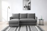 Vivo Corner Sofa Bed - Grey