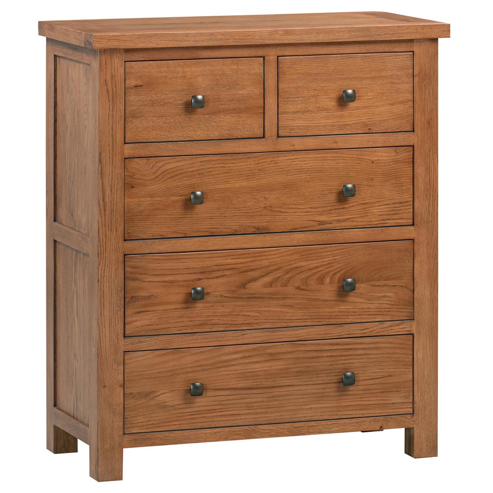 Abbey Rustic Oak 2 over 3 Chest