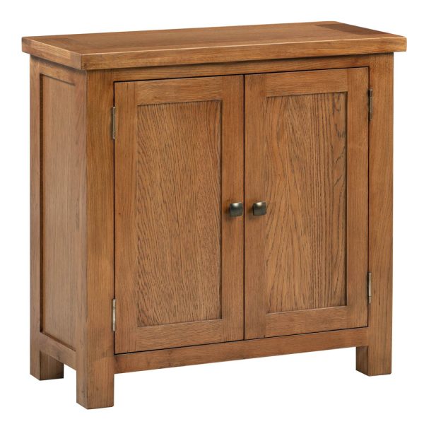Abbey Rustic Oak 2 Door Cabinet