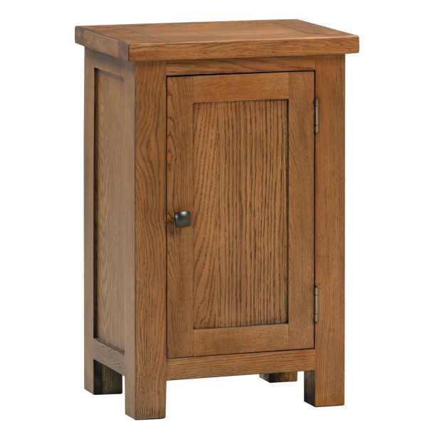 Abbey Rustic Oak 1 Door Cabinet