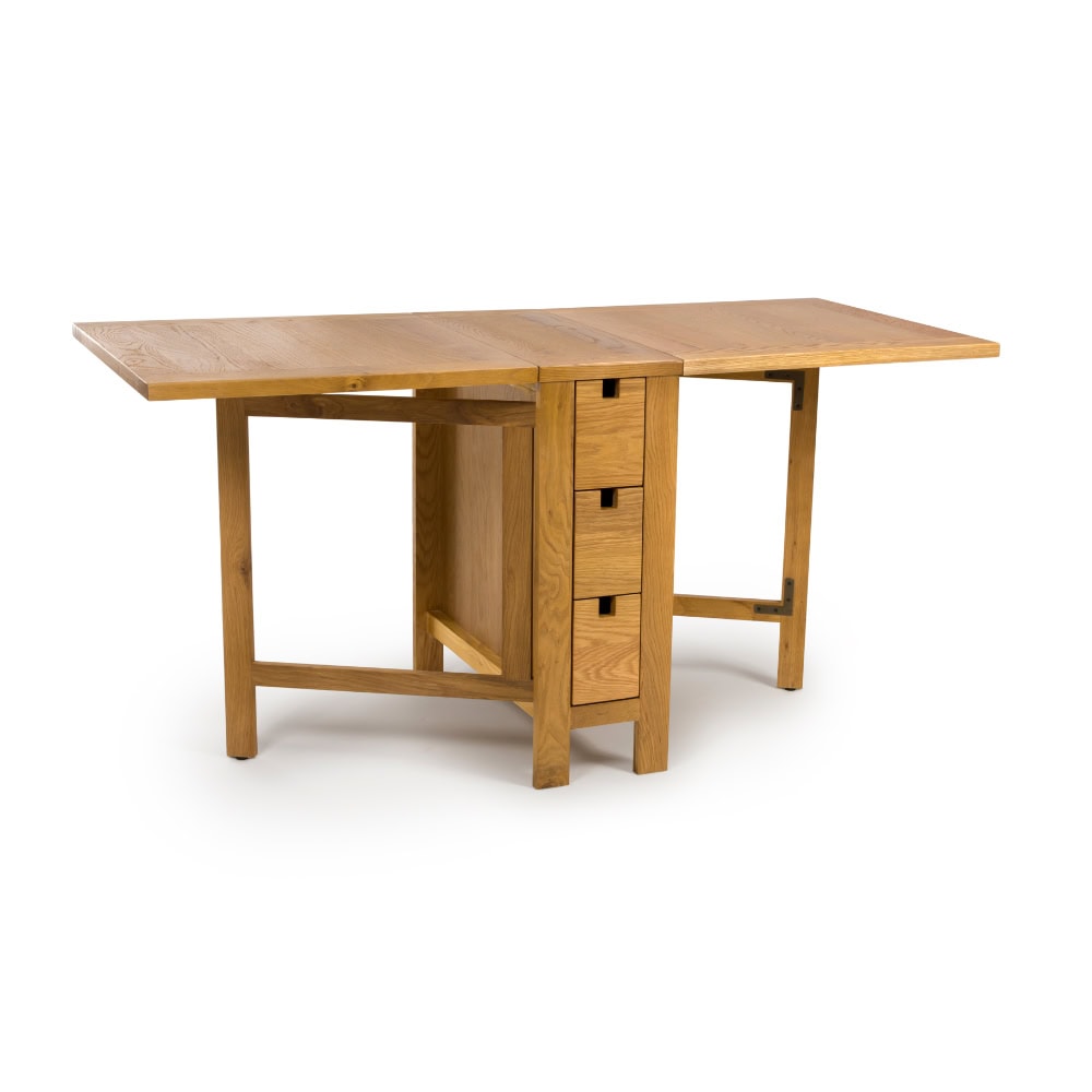 Willobys Gate Leg Dining Table with drawers Willoby's