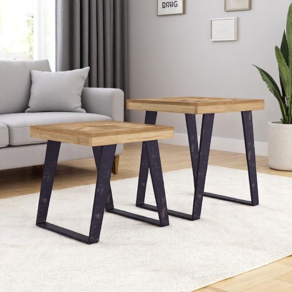 Goa Shevron Nest of 2 Tables