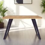 Goa Shevron Small Dining Table 135cm