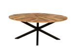 Goa Shevron Oval 1.8 Dining Table
