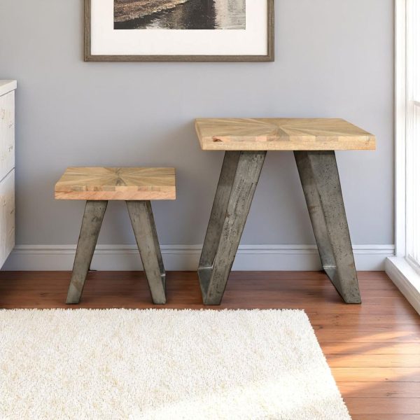 Goa Sunburst Nest of 2 Tables