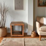 Grey Sheesham 1 Hole Cube