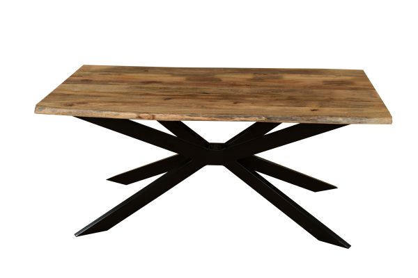 Mango Live Edge Star Leg Dining Table Medium