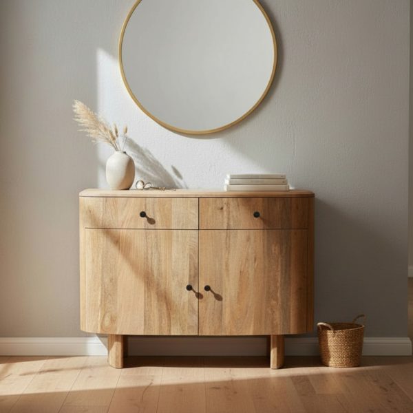 Bali Curved Mango 2 Door Sideboard