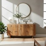 Bali Curved Mango 3 Door Sideboard