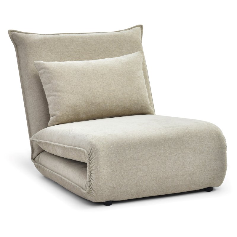 Loft Armless Futon Style Single Sofa Bed - Taupe Loft Armless Futon Style Single Sofa Bed - Taupe